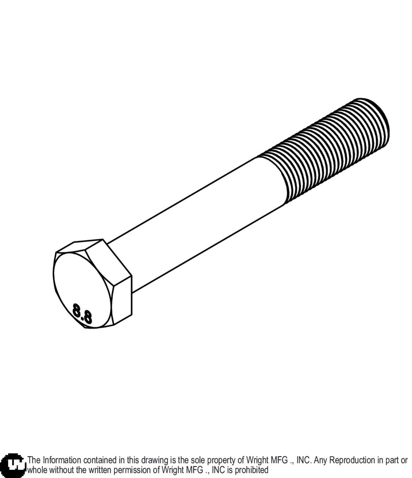 Hex Bolt M10-1.5 x 70 Z5 11990039.