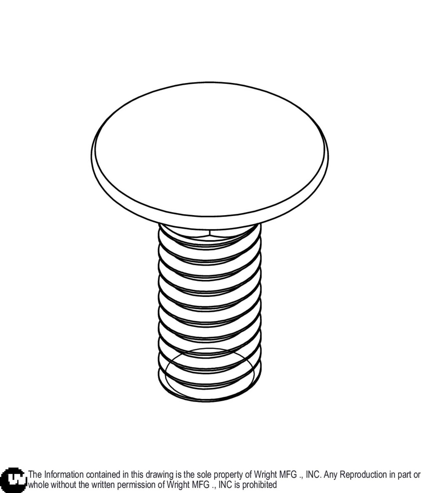 Carriage Bolt 5/16-18 x 3/4 Z5 11990059.