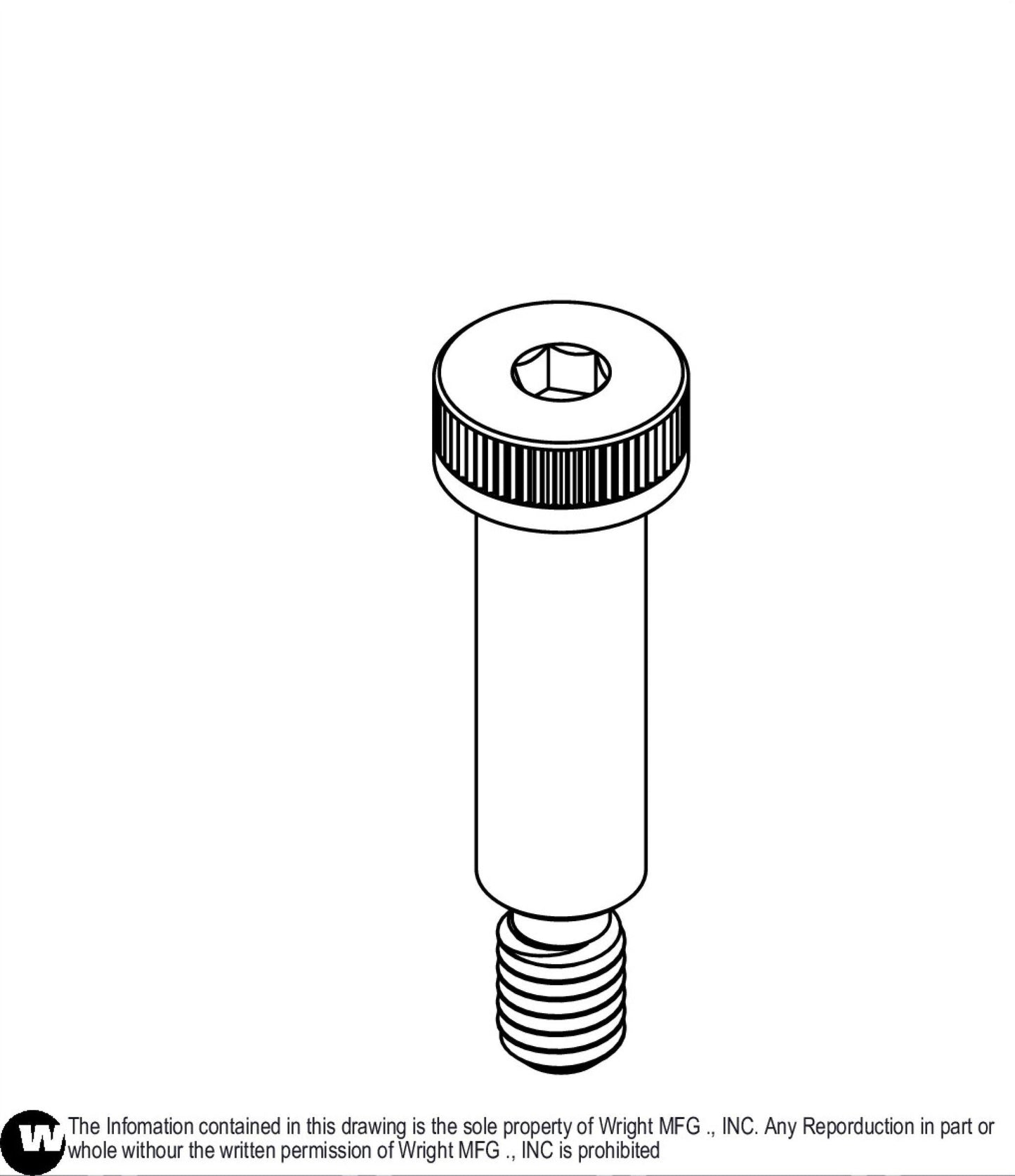 Shoulder Allen Bolt .5 x 1.5 11990083.