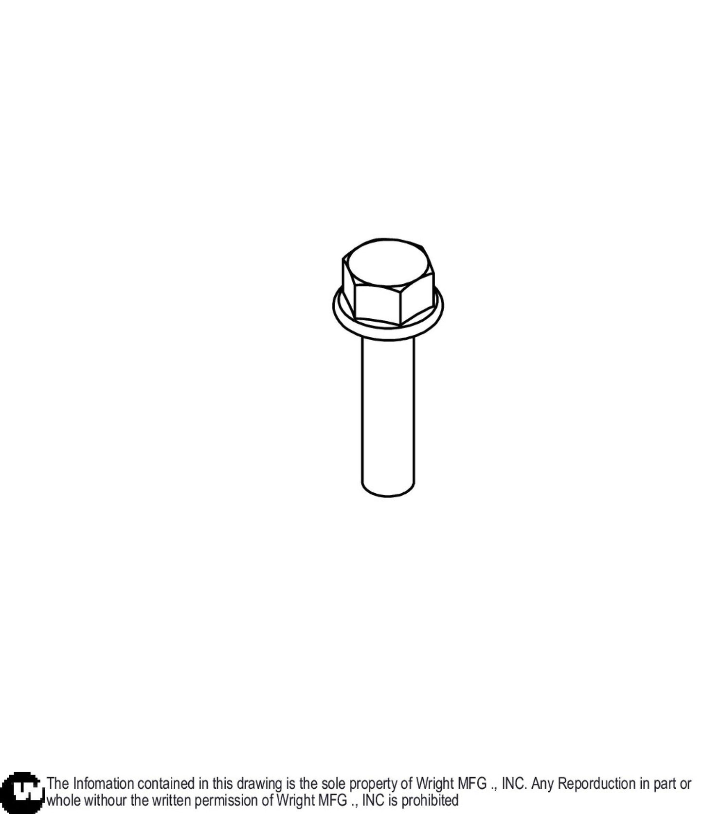 Flange Bolt 7/16-14 x 1 3/4 Z5 11990094.