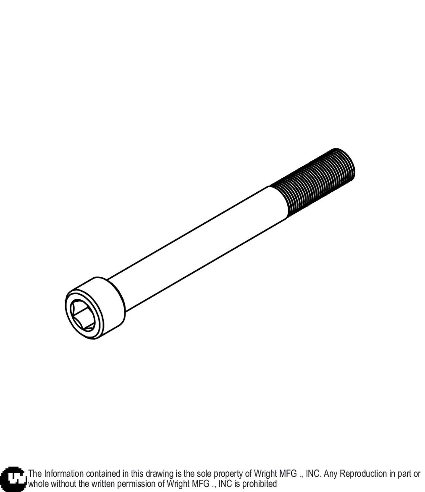 HCS Bolt 3/8 - 16 x 3.5 Z5 11990103.