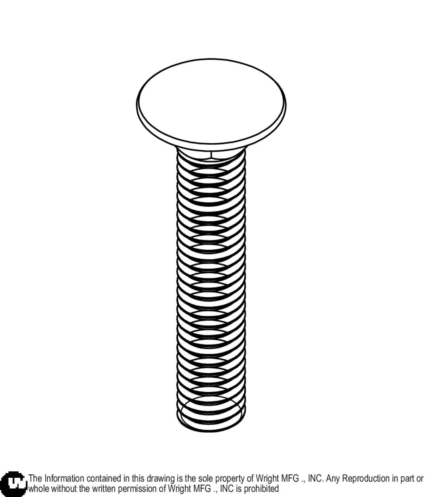 Carriage Bolt 3/8-16 x 1 3/4 Z5 11990165.