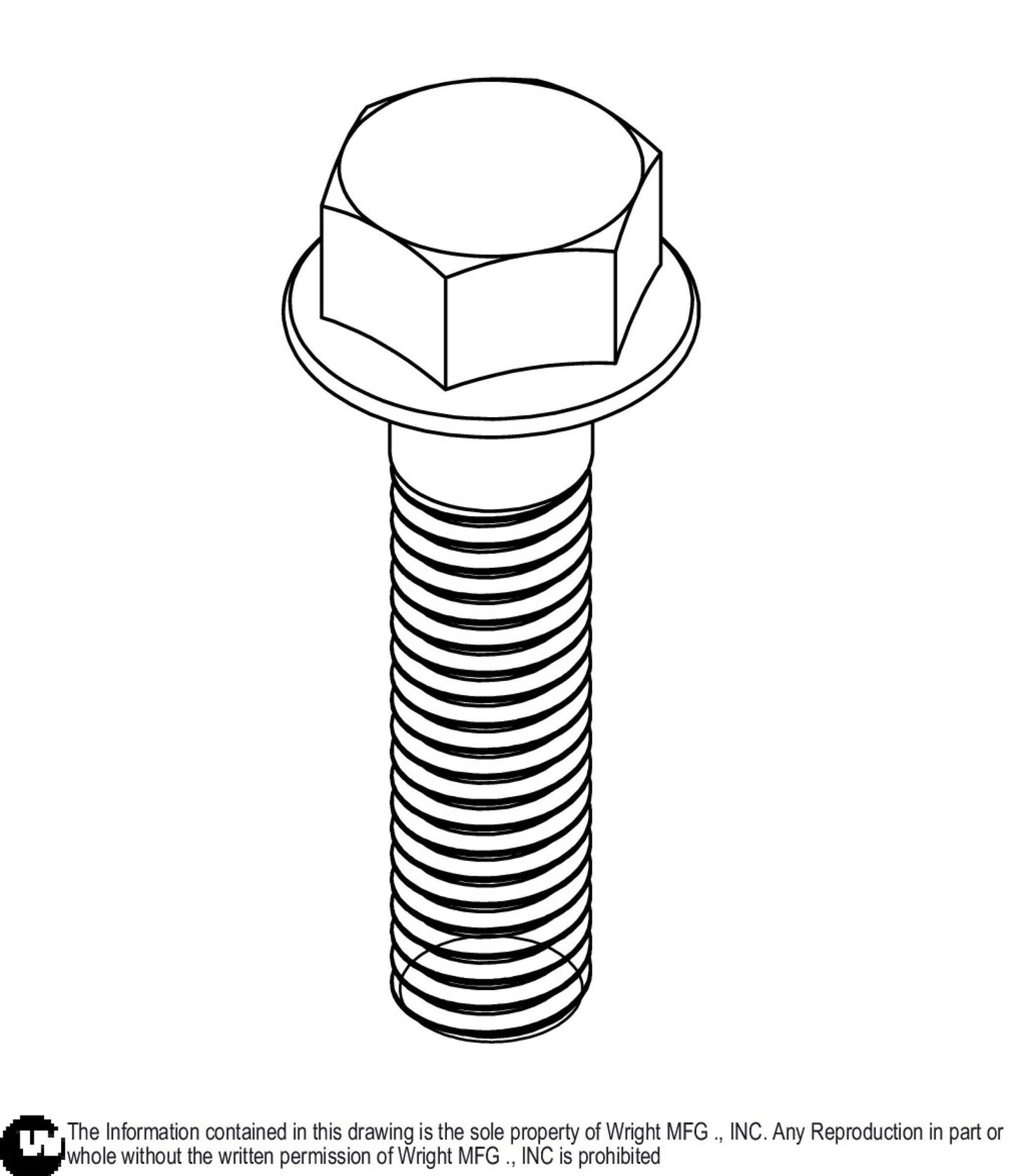 Flange Bolt 1/2-13 x 2 Z5 11990244.