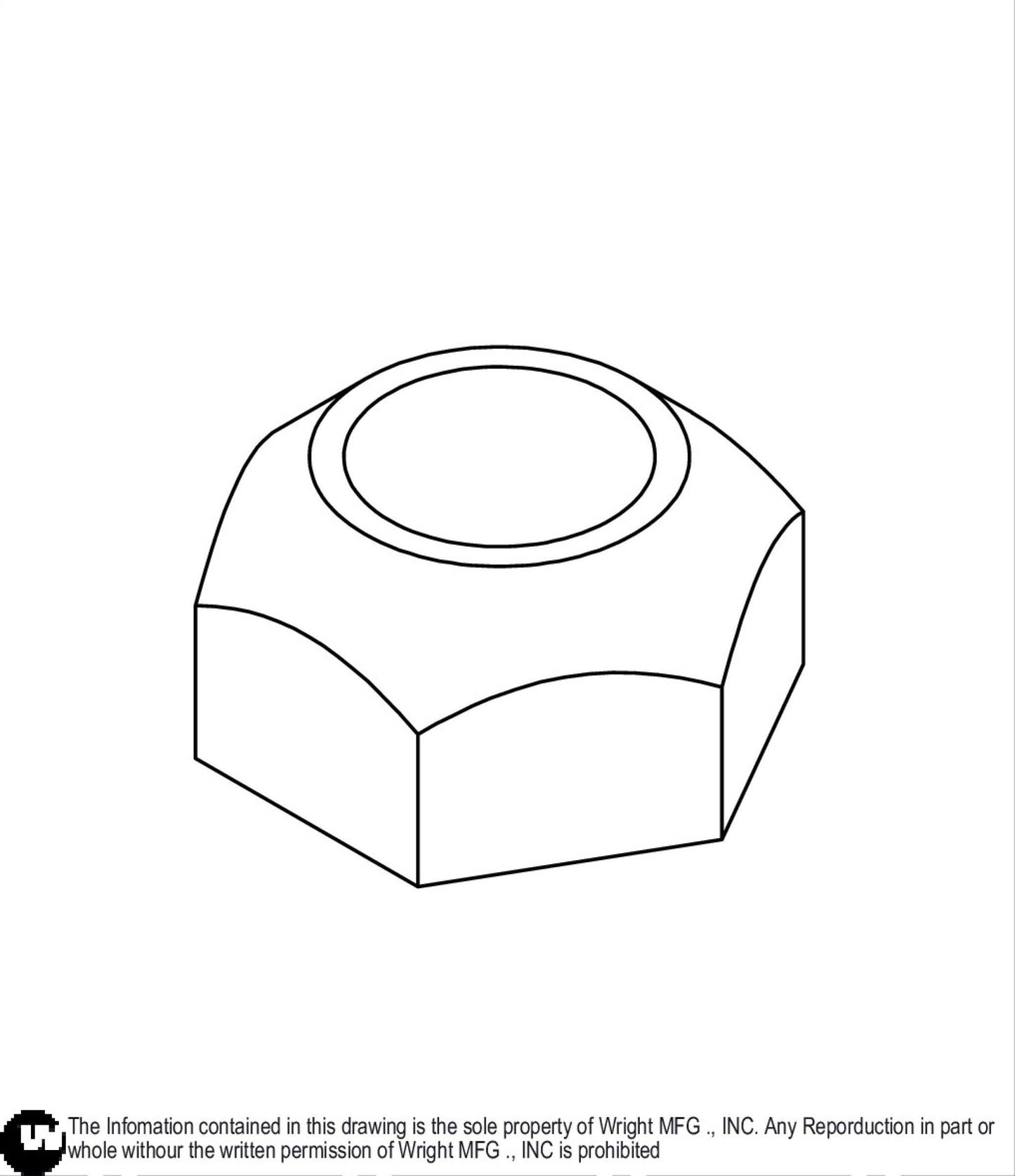 Toplock Nut 1/4-20Z 12990045.