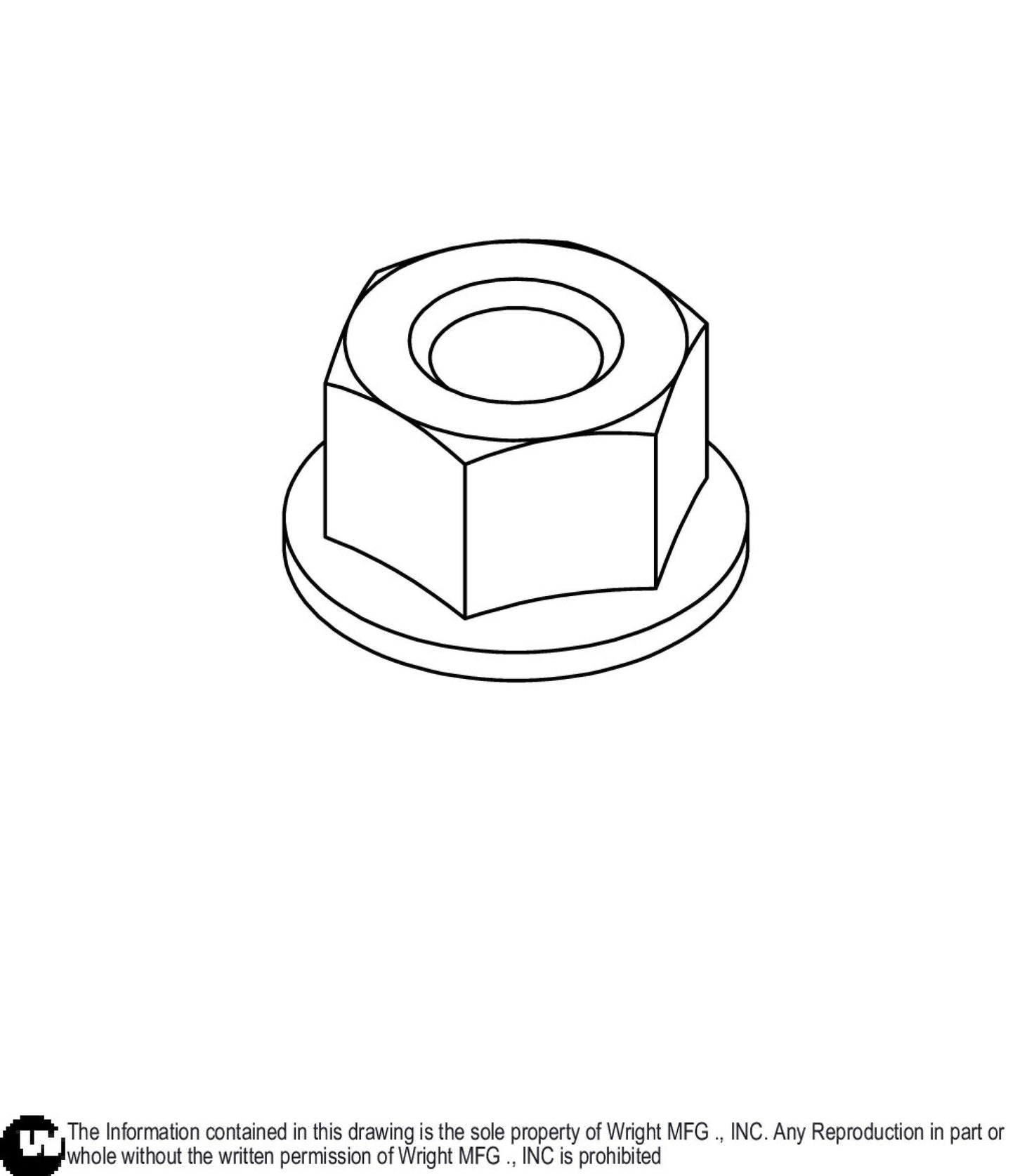 Toplock Nut 5/16-18 12990094.