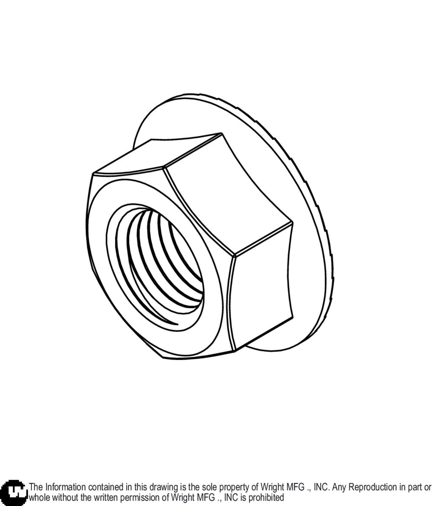 Flange Nut 7/16-20 P8 12990106.