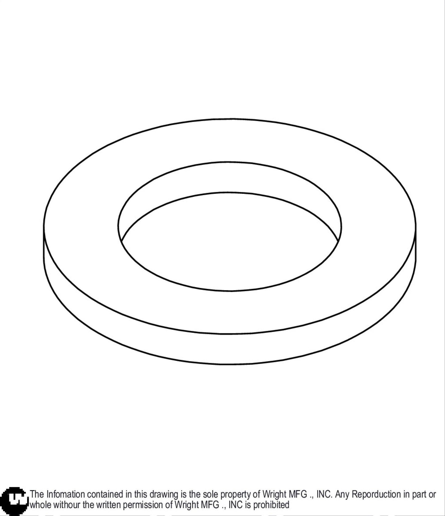 Nylon Washer 3/8 13990028.