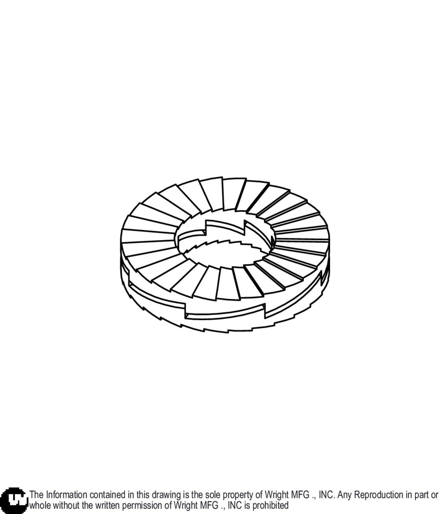 Nordlock Washer #8 Z 13990086.