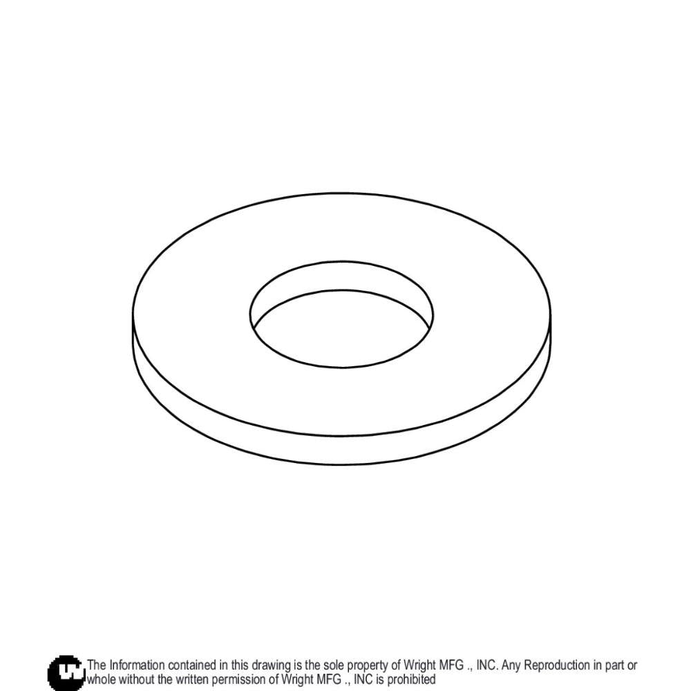 Flat Washer USS 3/8 Z.