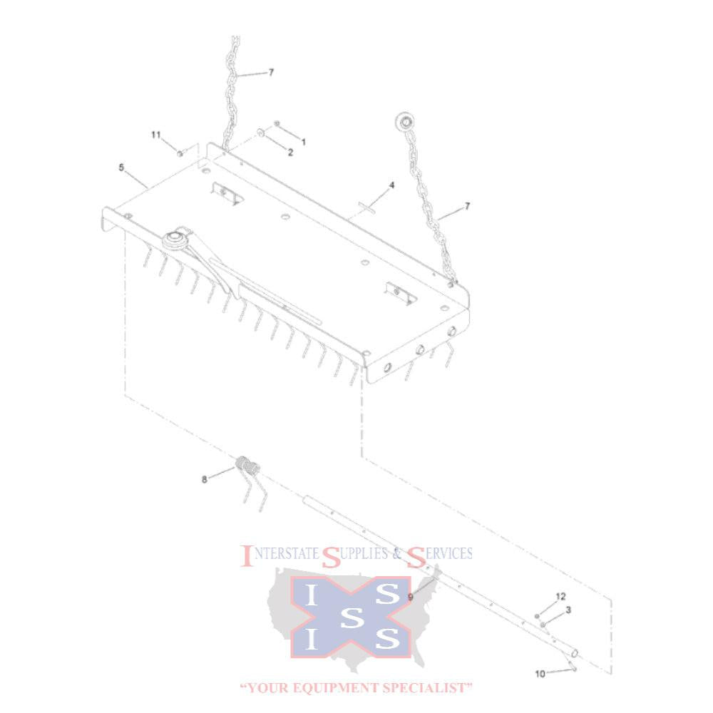 DETHATCH RAKE ASSEMBLY.