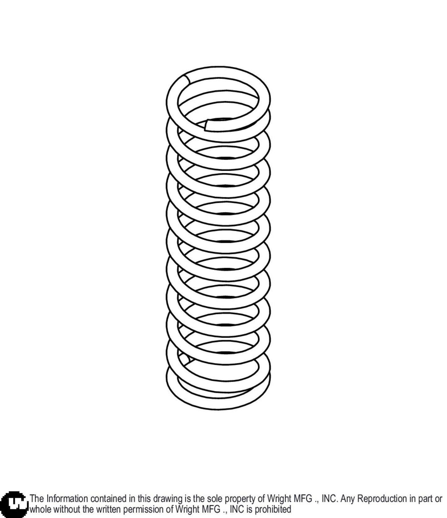 Extension Spring (Rep 16410001) 16410005.