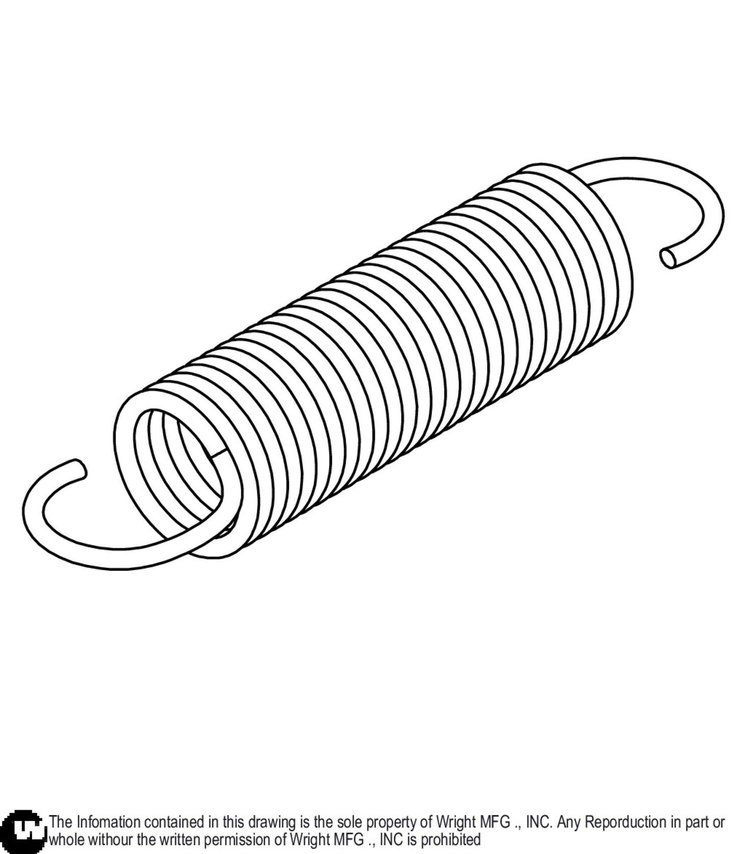 Black Extension Spring 16410009.