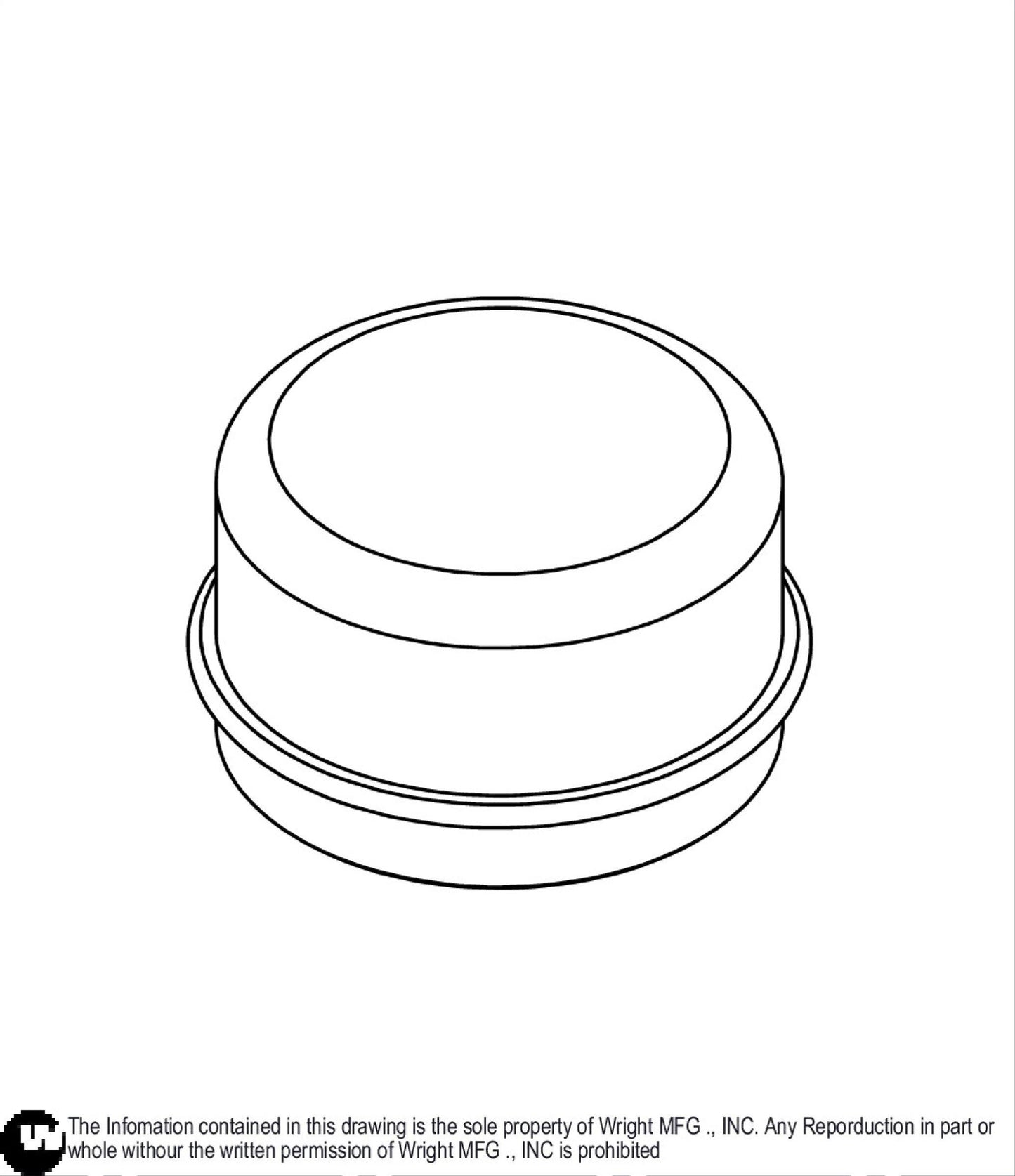 Dust Cap, Sentar Caster Arm 17460003.