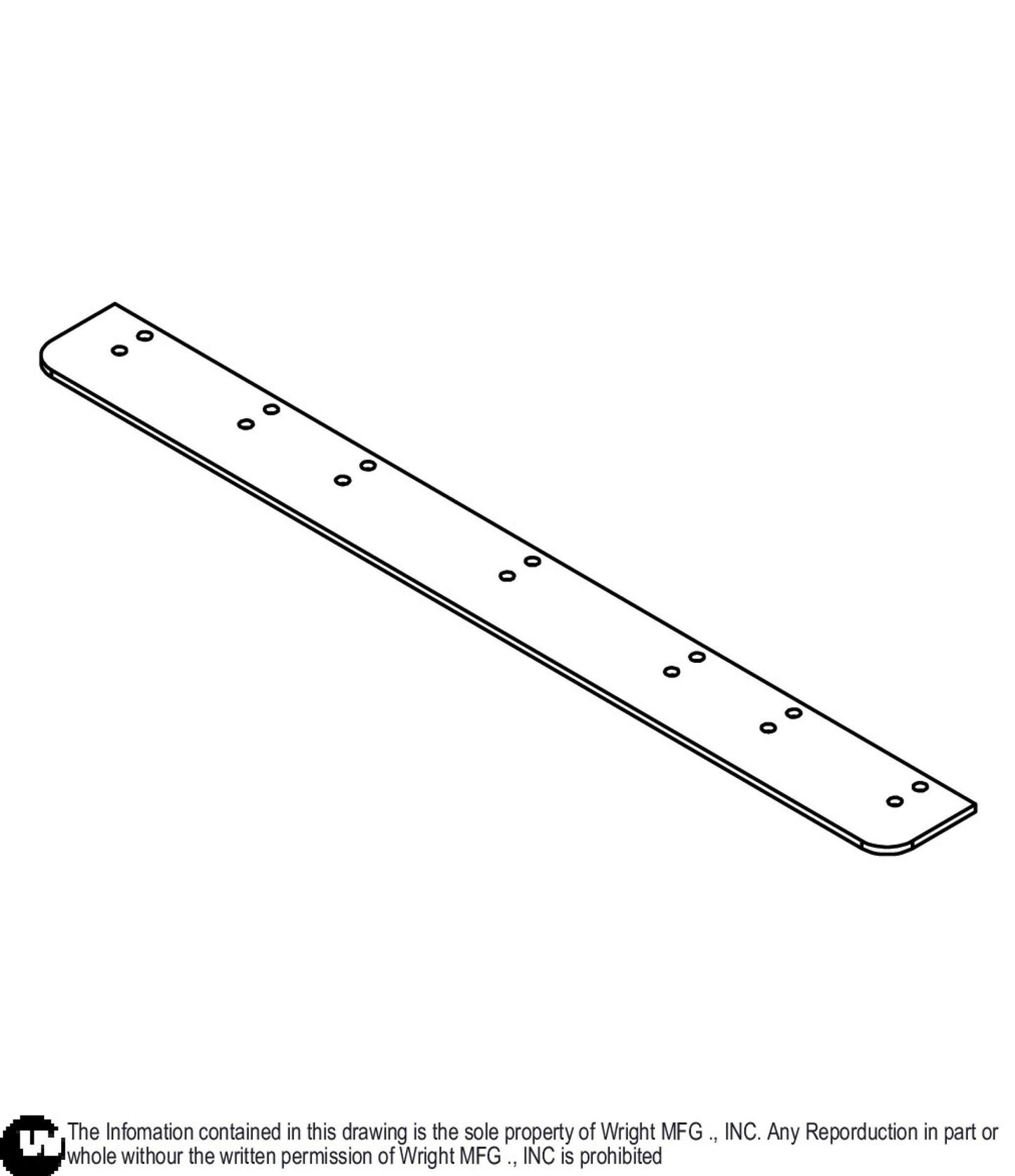 Adjustable Striping Rubber, WSTX 61 17460021.