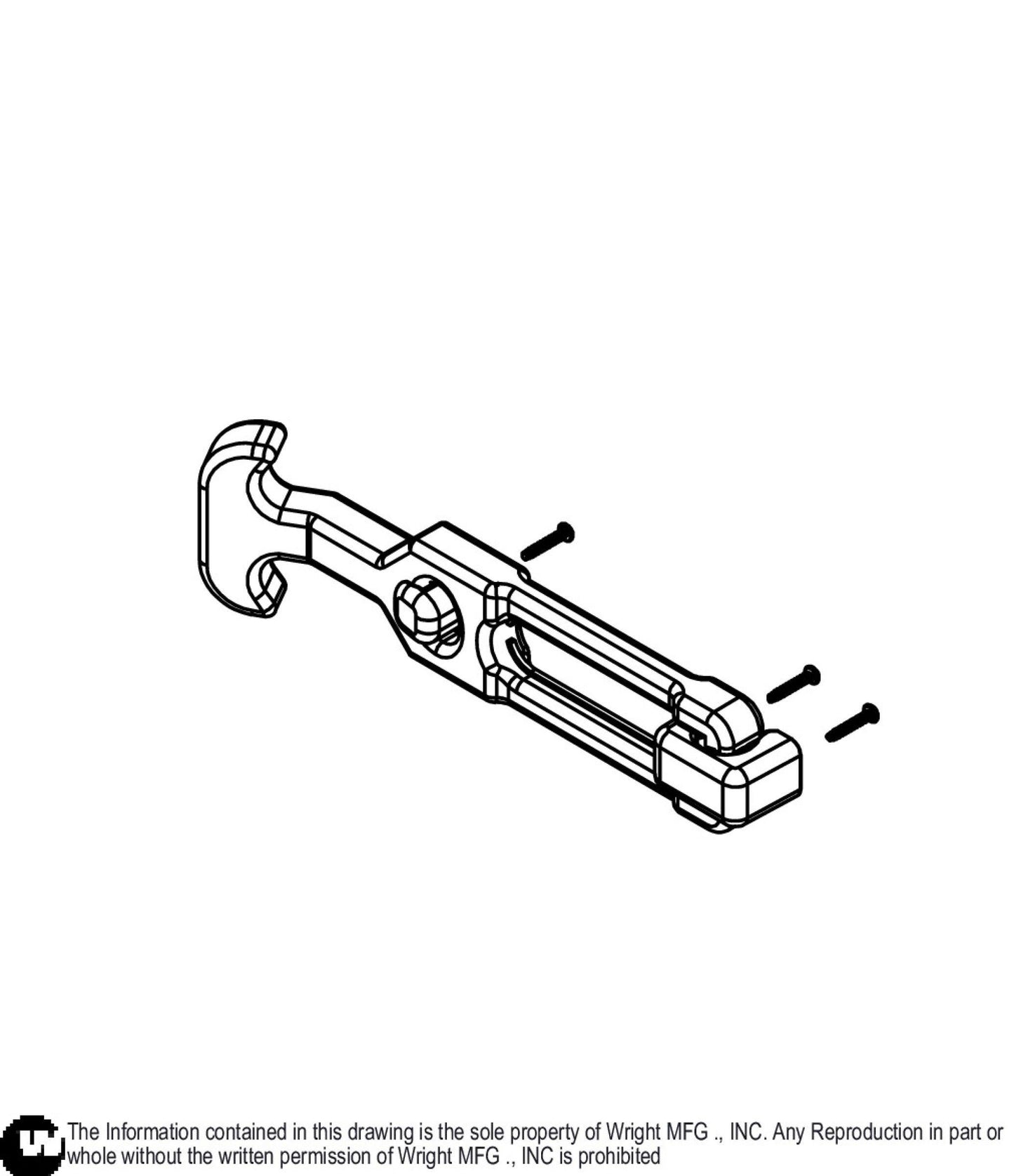 Medium Length Draw Latch 18410020.