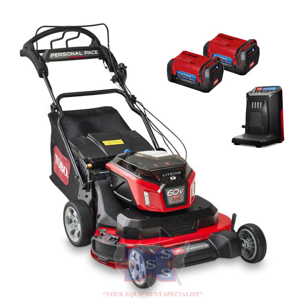 Toro 60V Max 30" eTimeMaster Lawn Mower w/ (2) 10.0Ah Batteries & (1) Charger.