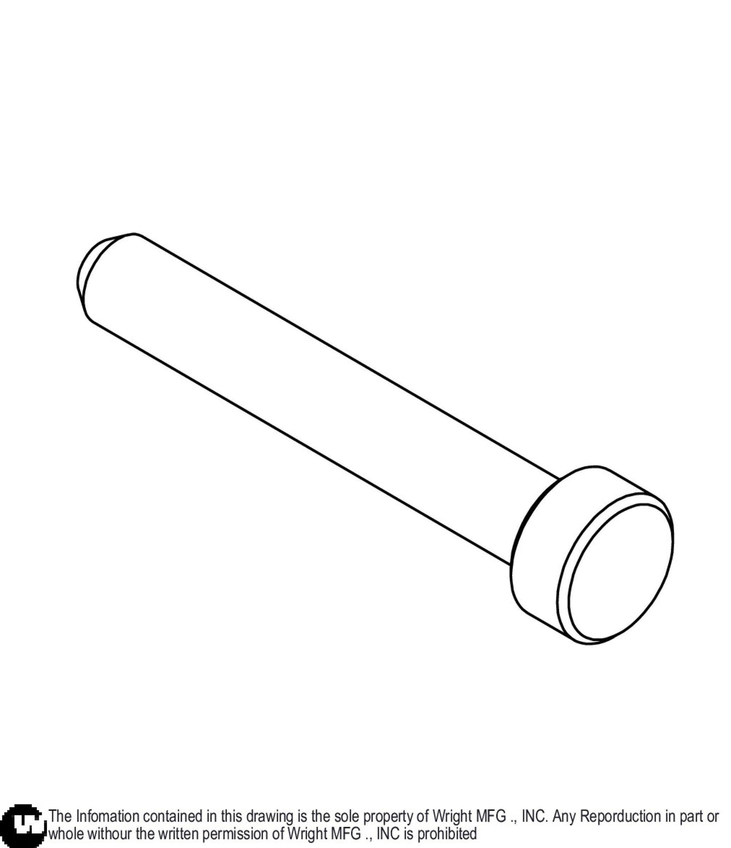 Deck Height Pin .375 X 2.5 24420030.