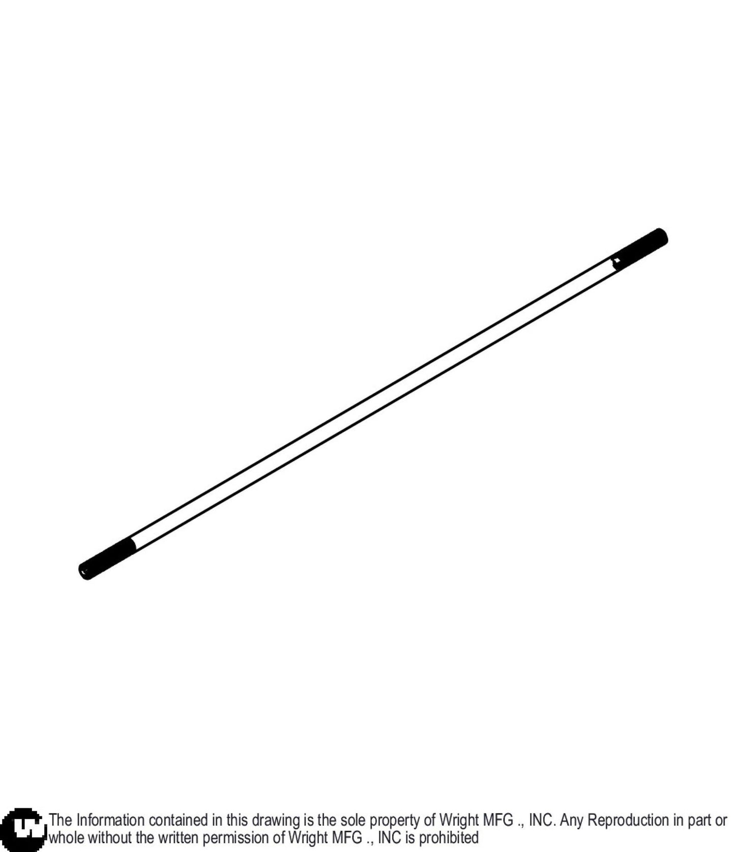 Threaded Rod 5/16-24 X 16.50 24420046.