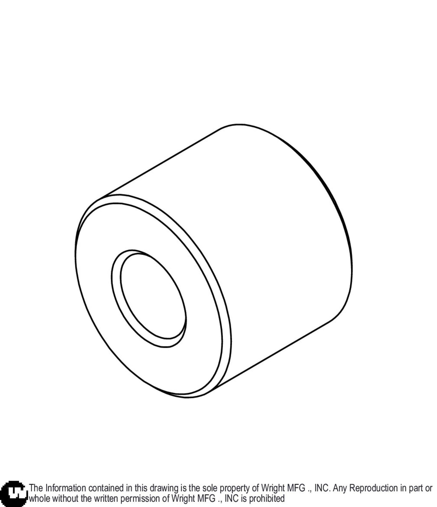 Zinc Spacer .750 X .218 X .625 25470021.