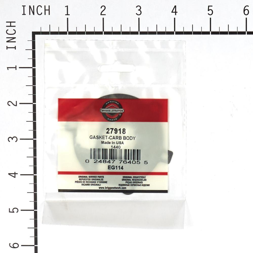 Briggs & Stratton Gasket-Carb Body 27918