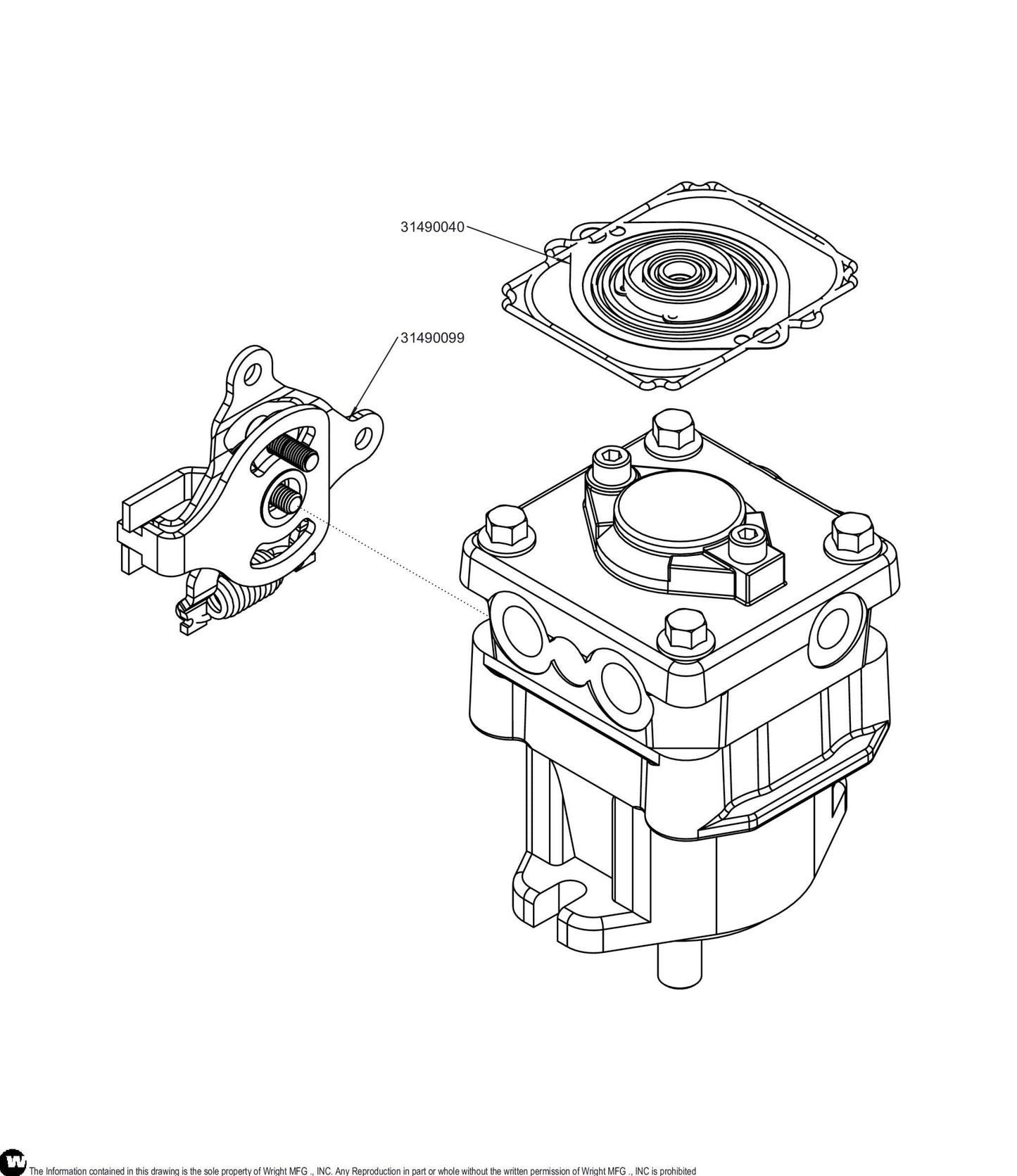 WSTN 10CC Hydro Pump 31490038.
