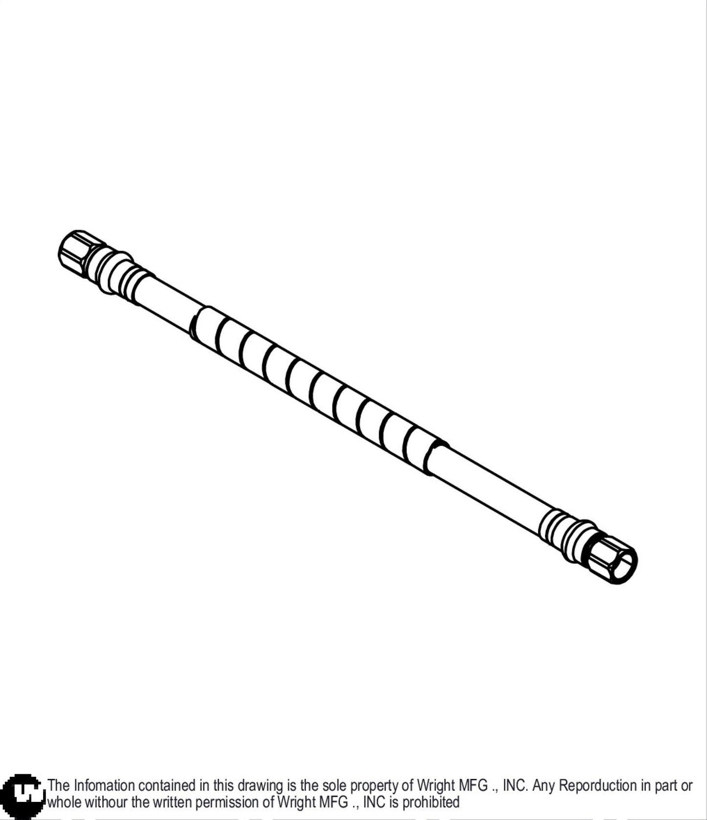 WSTX L Motor Up High Pressure Hydro Hose 33410093.