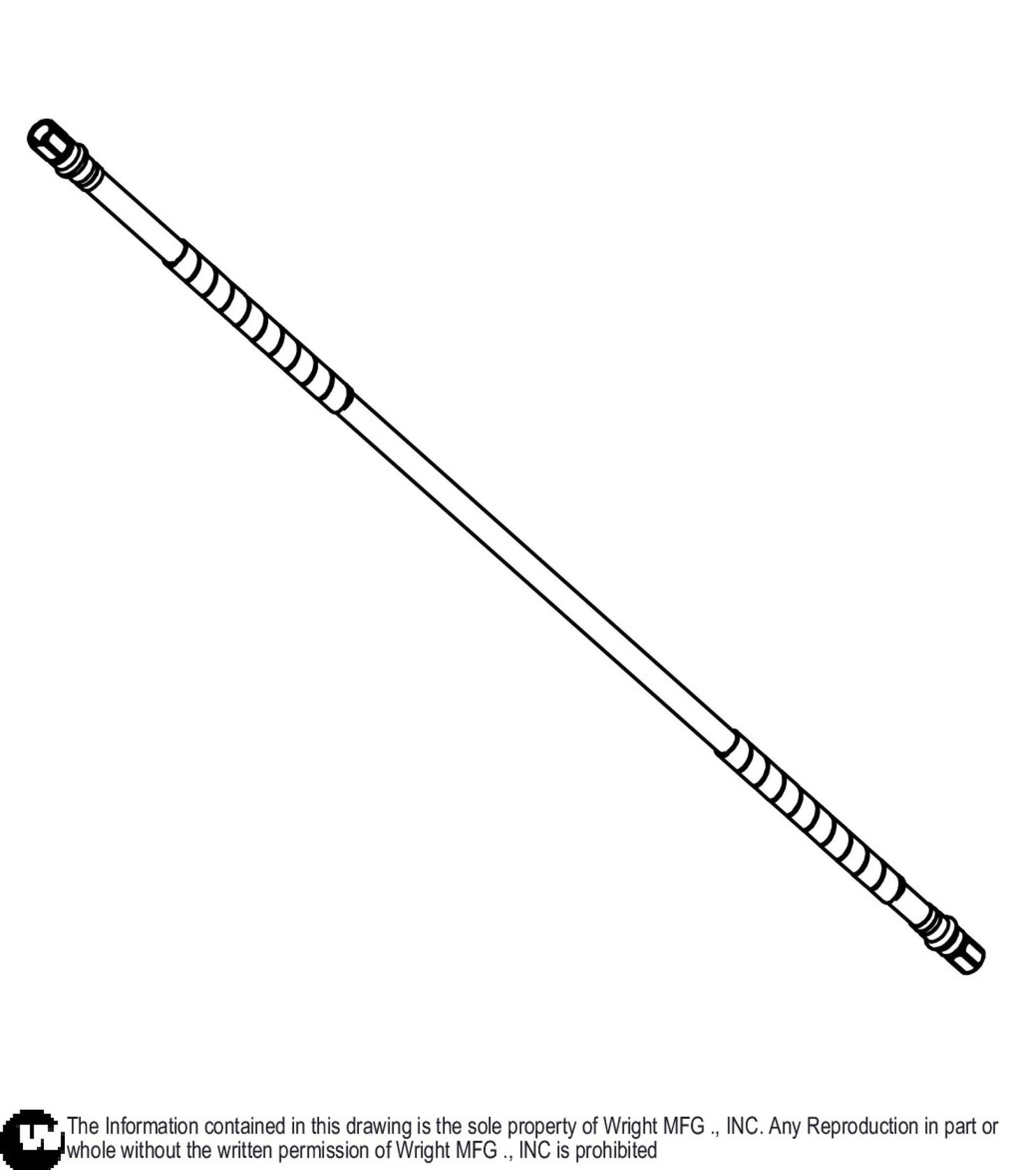 Right WSZK 42 High Pressure Hose 33410122.