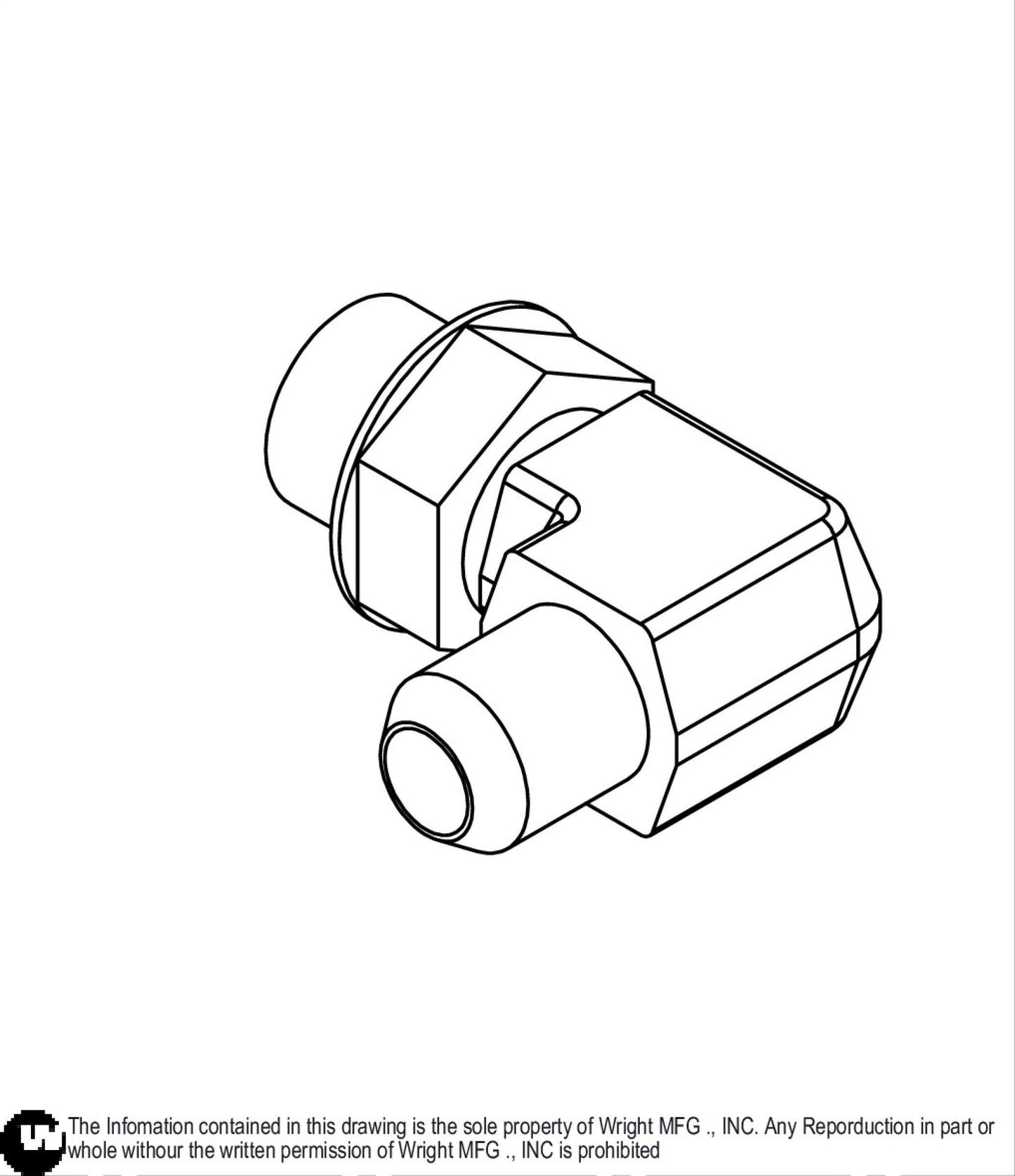 Straight Thread Elbow 35410008.