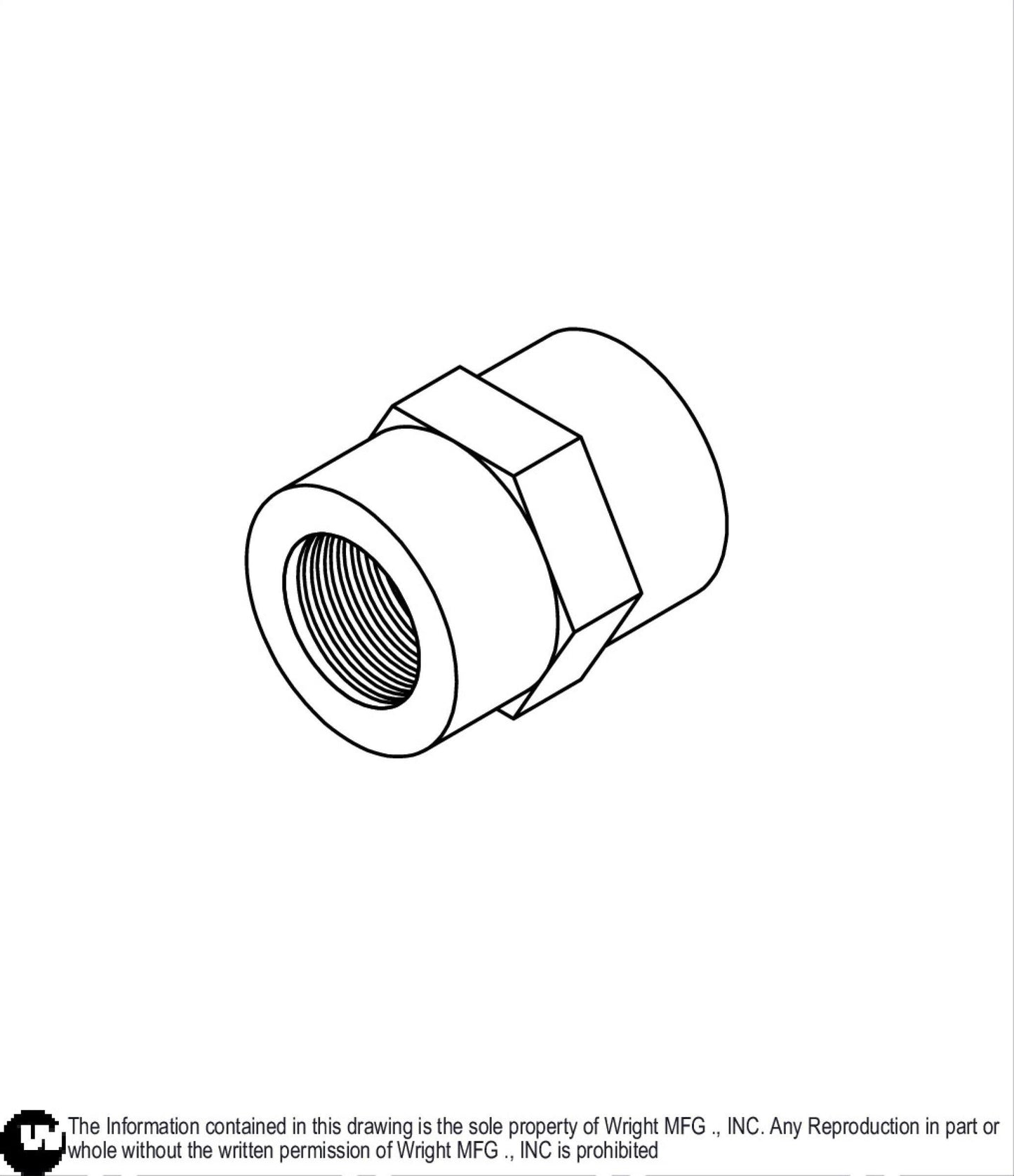 3/8 NPT Brass Coupling 35410017.