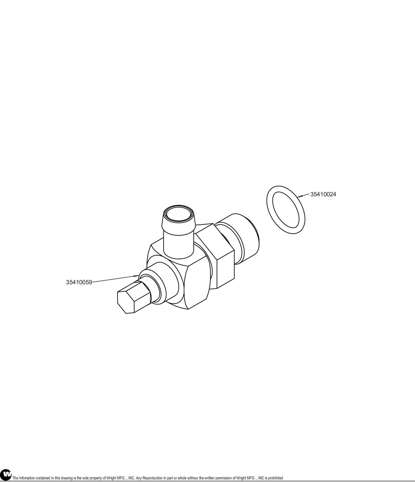 M20 X 2.5 Thread Oil Drain Valve 35410059.