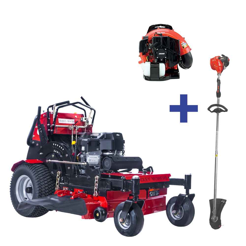 Bradley 36" Mower + SRM-225 Trimmer + PB-580T Blower Echo Bundle