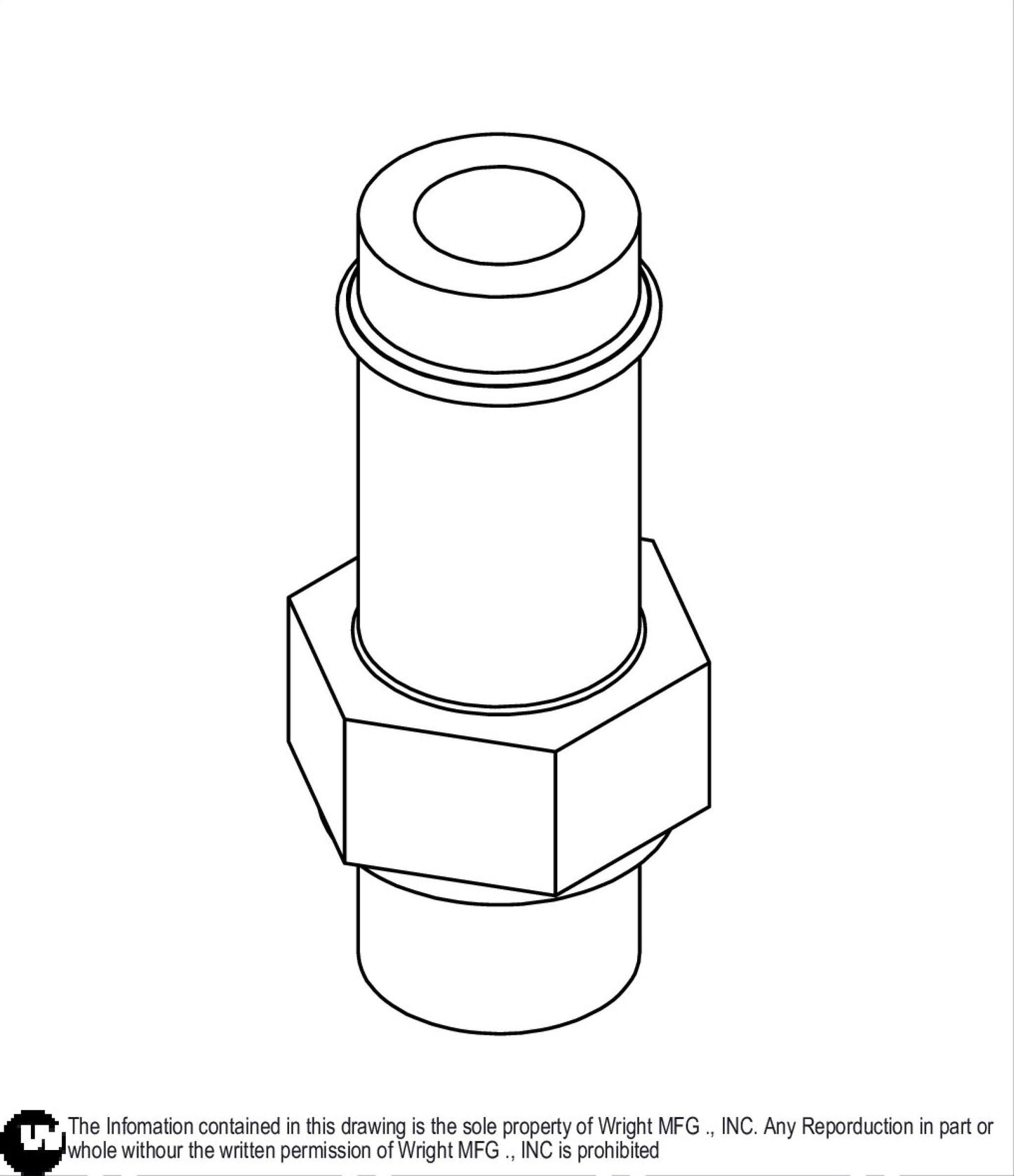 -6 ORB SAE 1/2 Fitting 39410003.