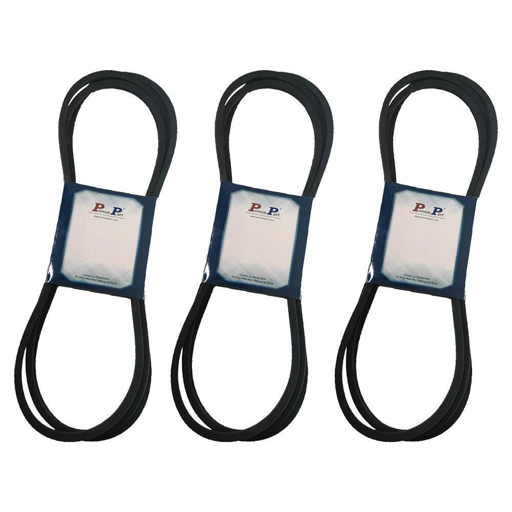 Proven Part 48 In. Mower Belt Combo Kit Compatible With Craftsman Husqvarna 174368 180808 161597