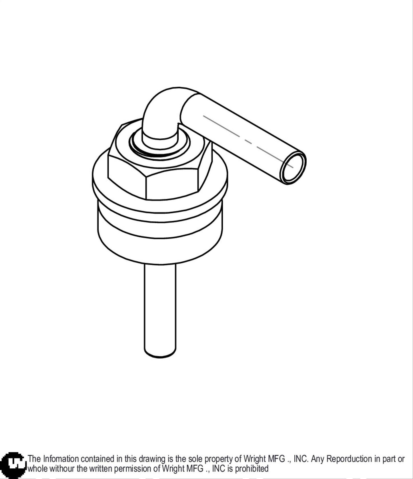 Prefilter Fitting For Fuel Tank 41410018.