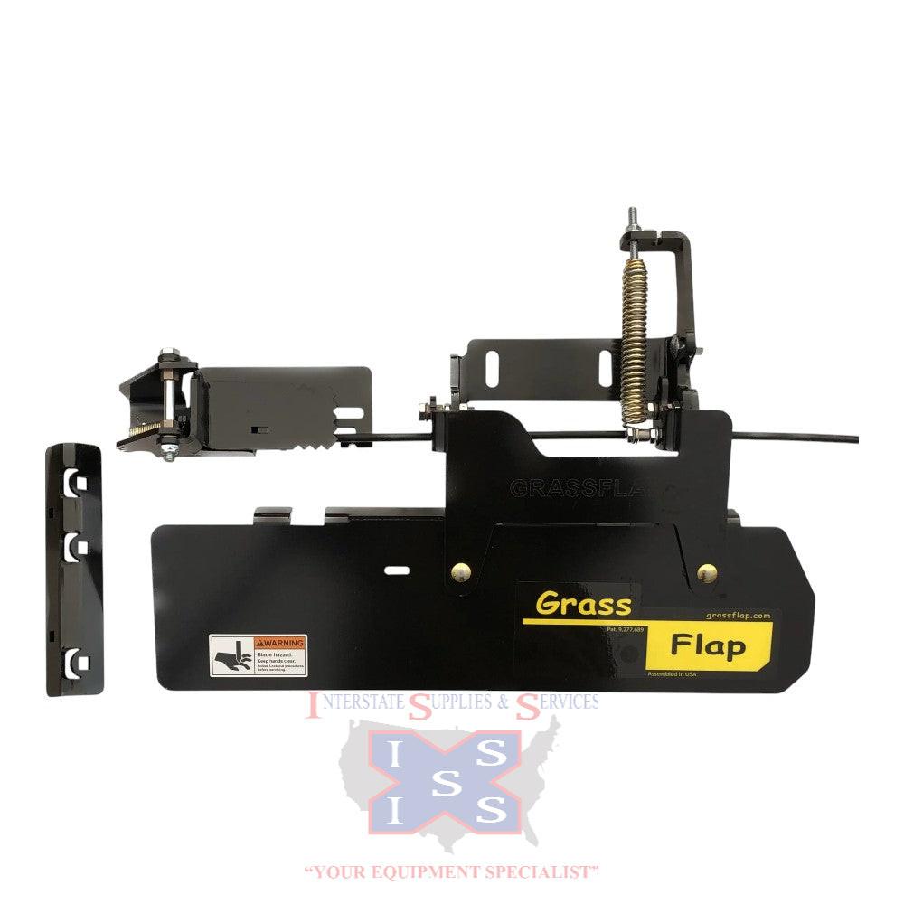 GrassFlap Direct Bolt for Wright Mowers with Steel Blocker Plate and SED pedal - 2019 or older.