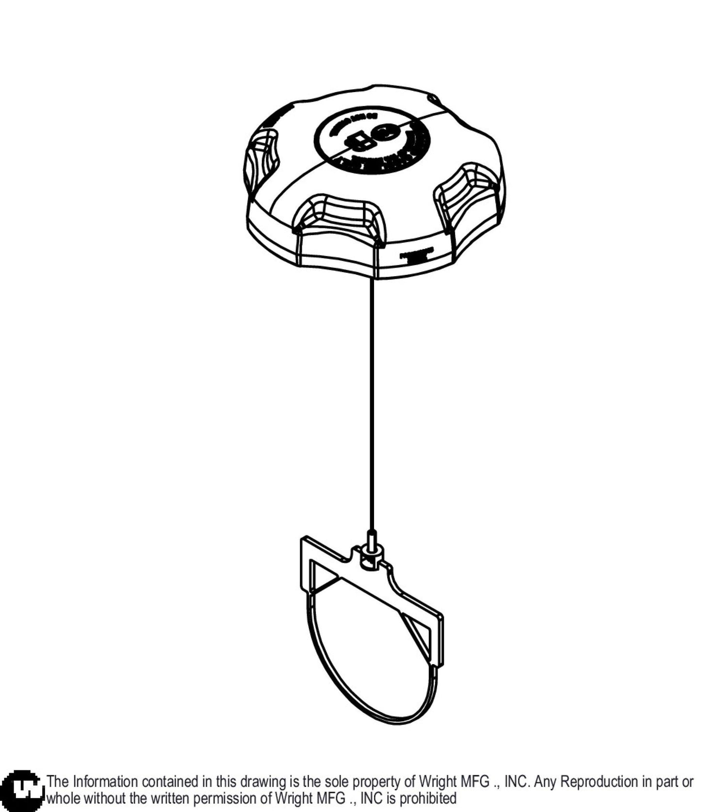 Kelch Non-Vented CARB Fuel Tank Cap 3.50 45410037.