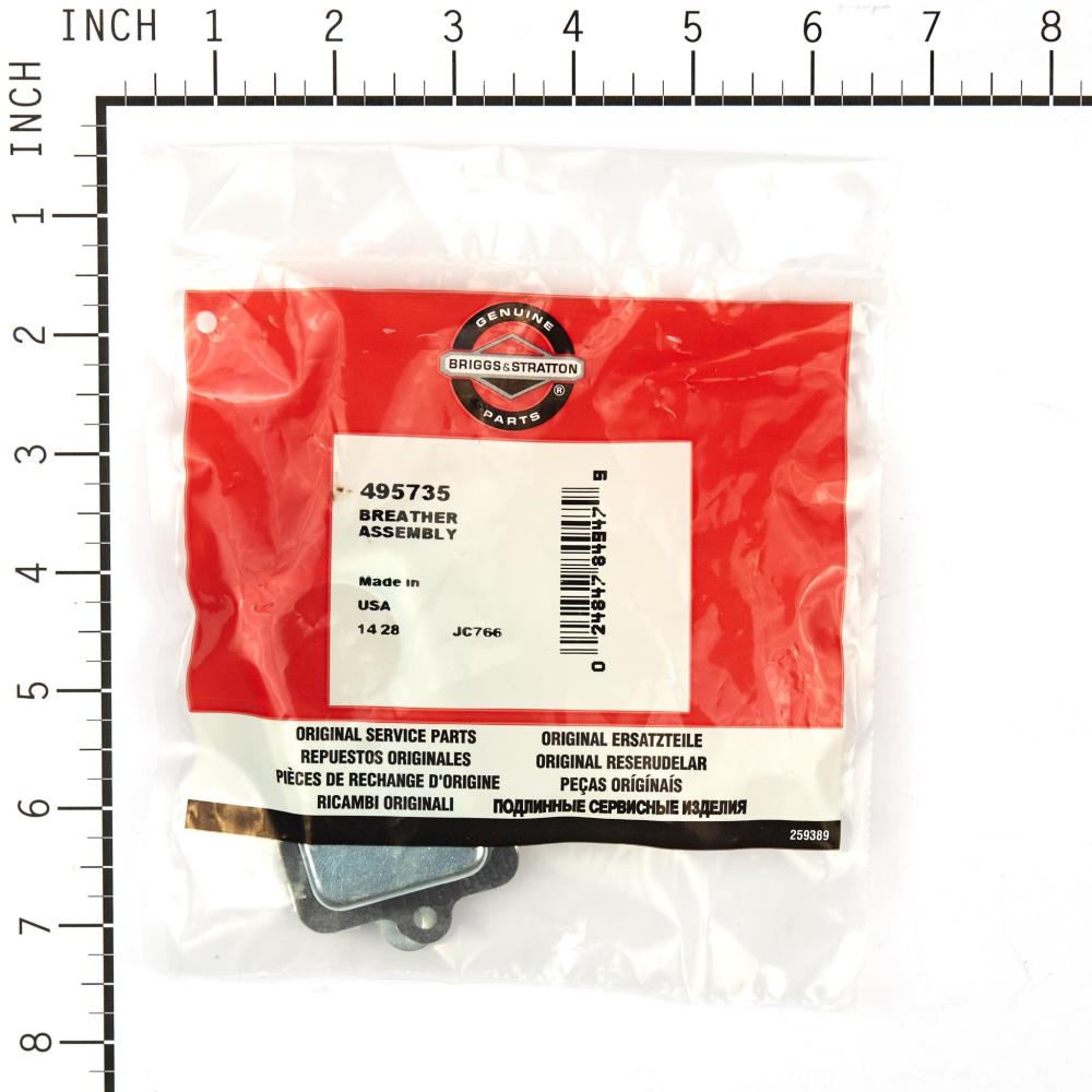 Briggs & Stratton Breather Assembly 495735