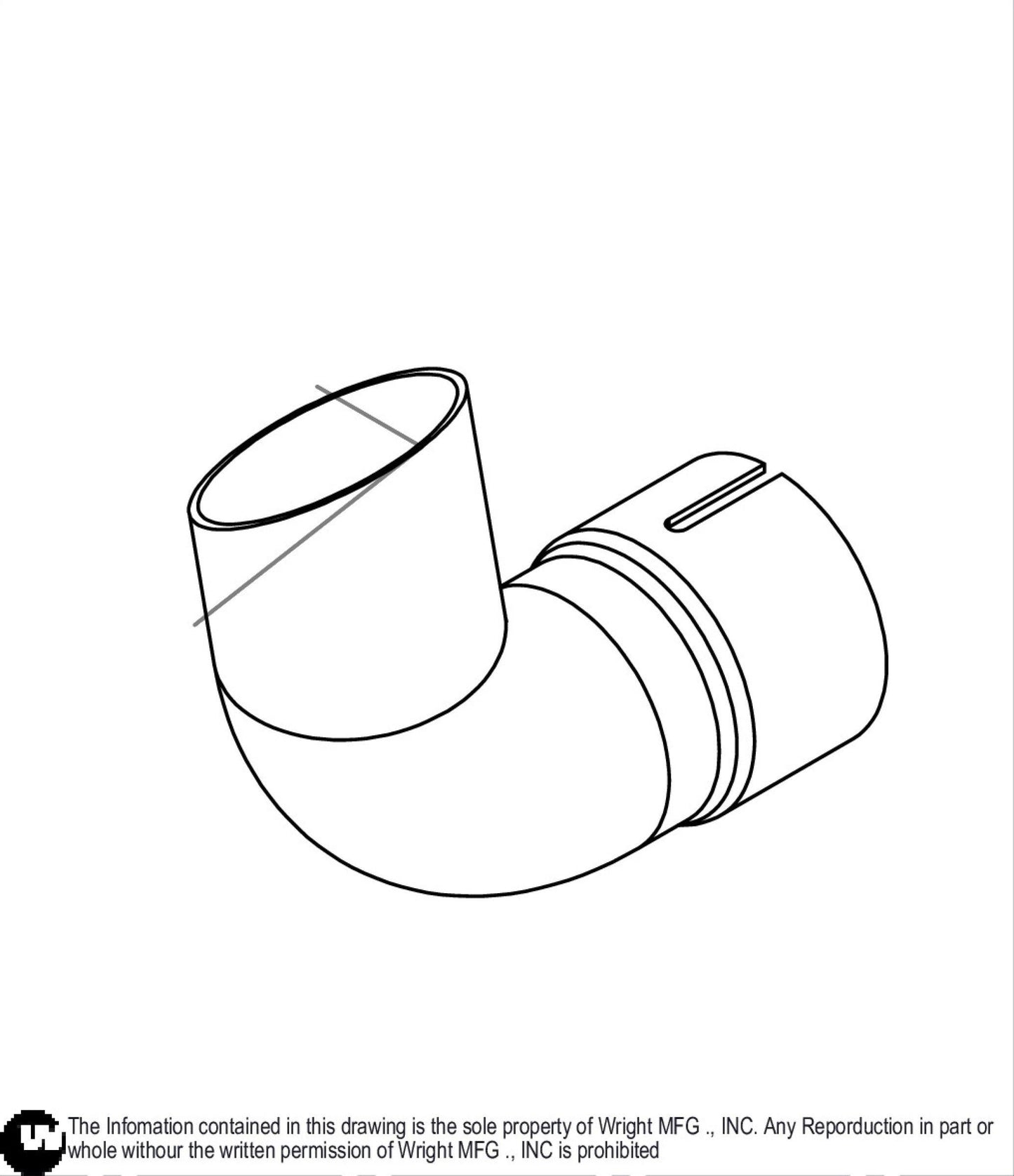 Muffler Outlet Tube Kit 1.5in X 80 Degree 51410075.