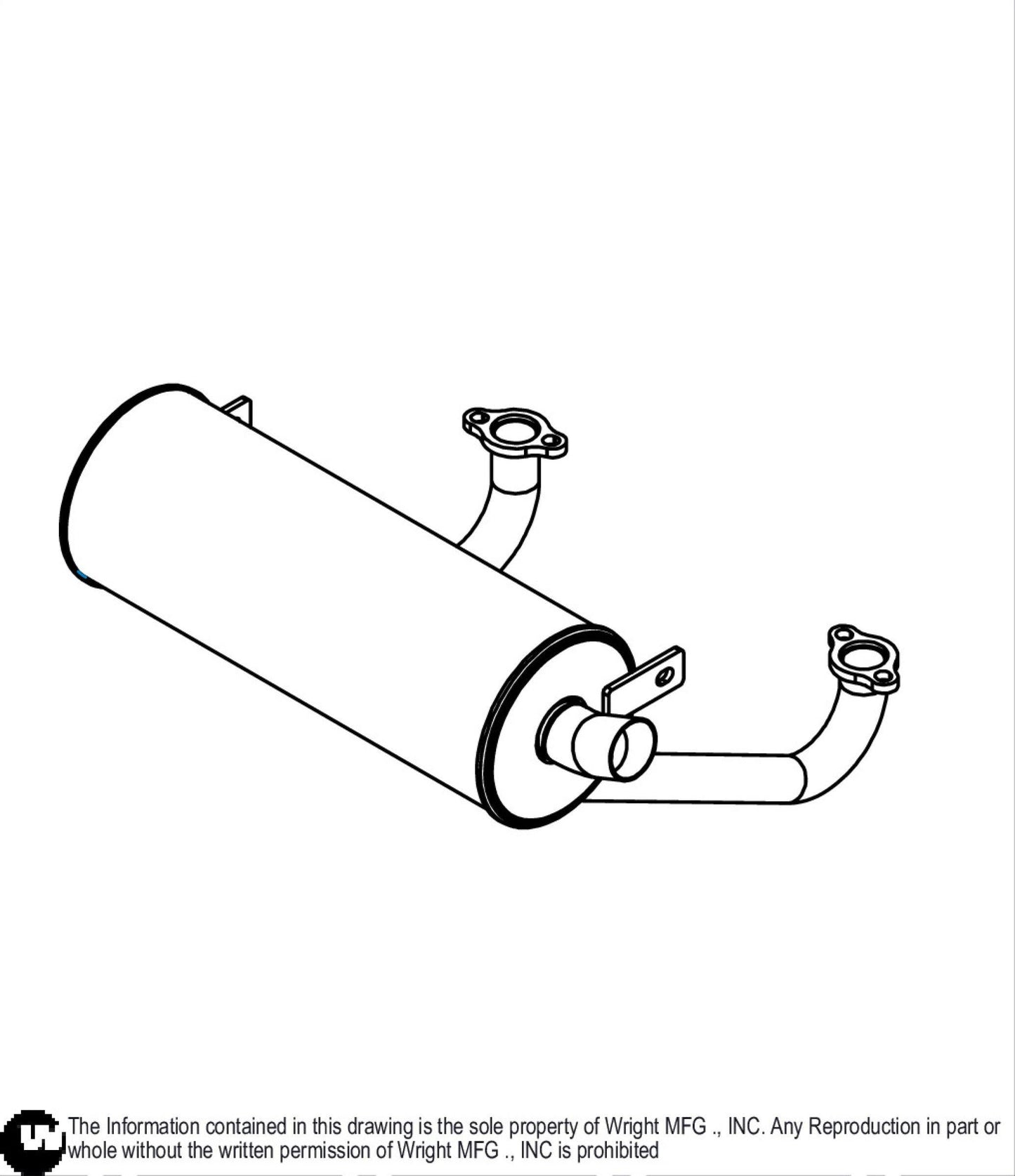 Kawasaki Muffler 51410094.