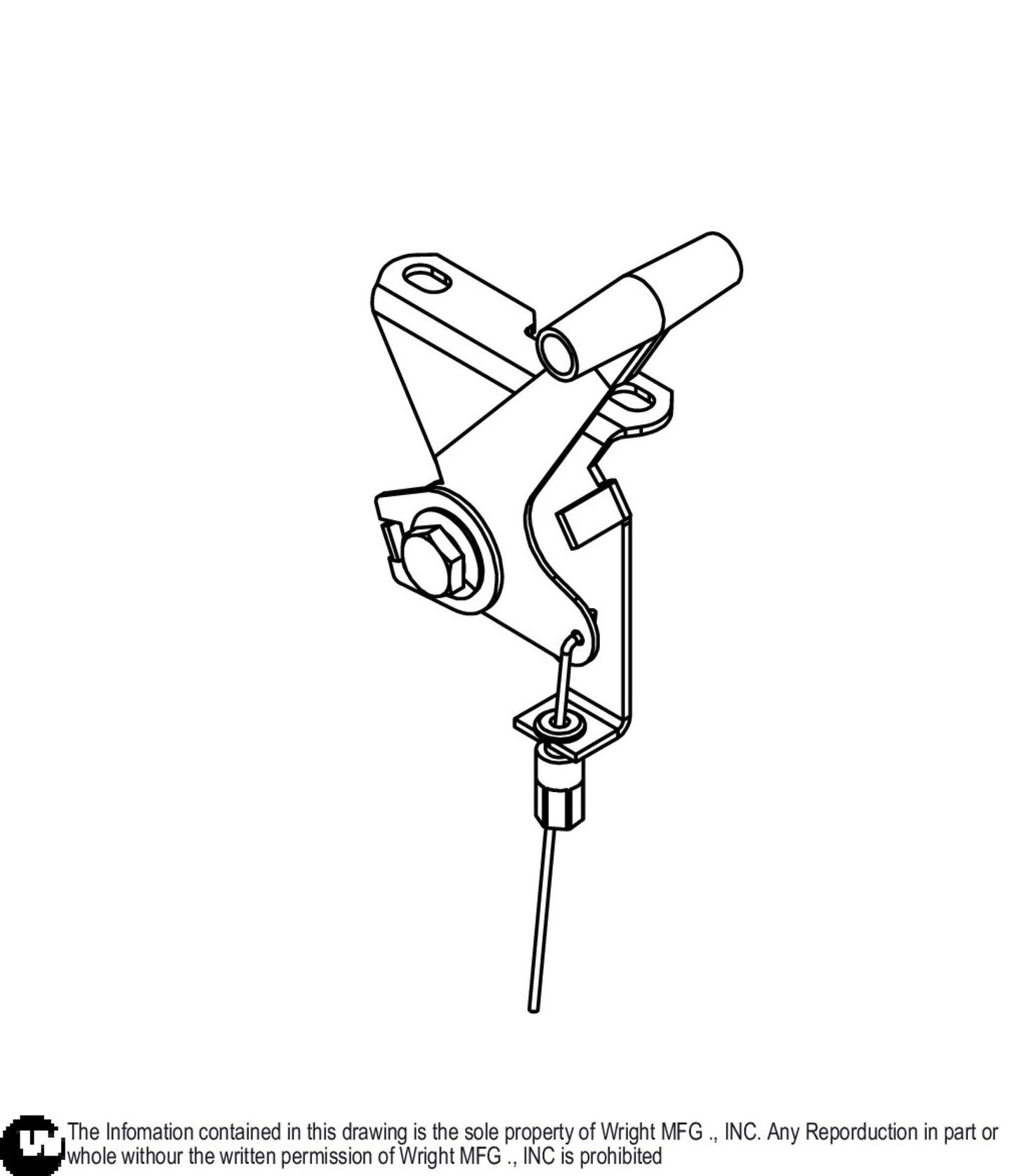60in Throttle Cable 52420012.
