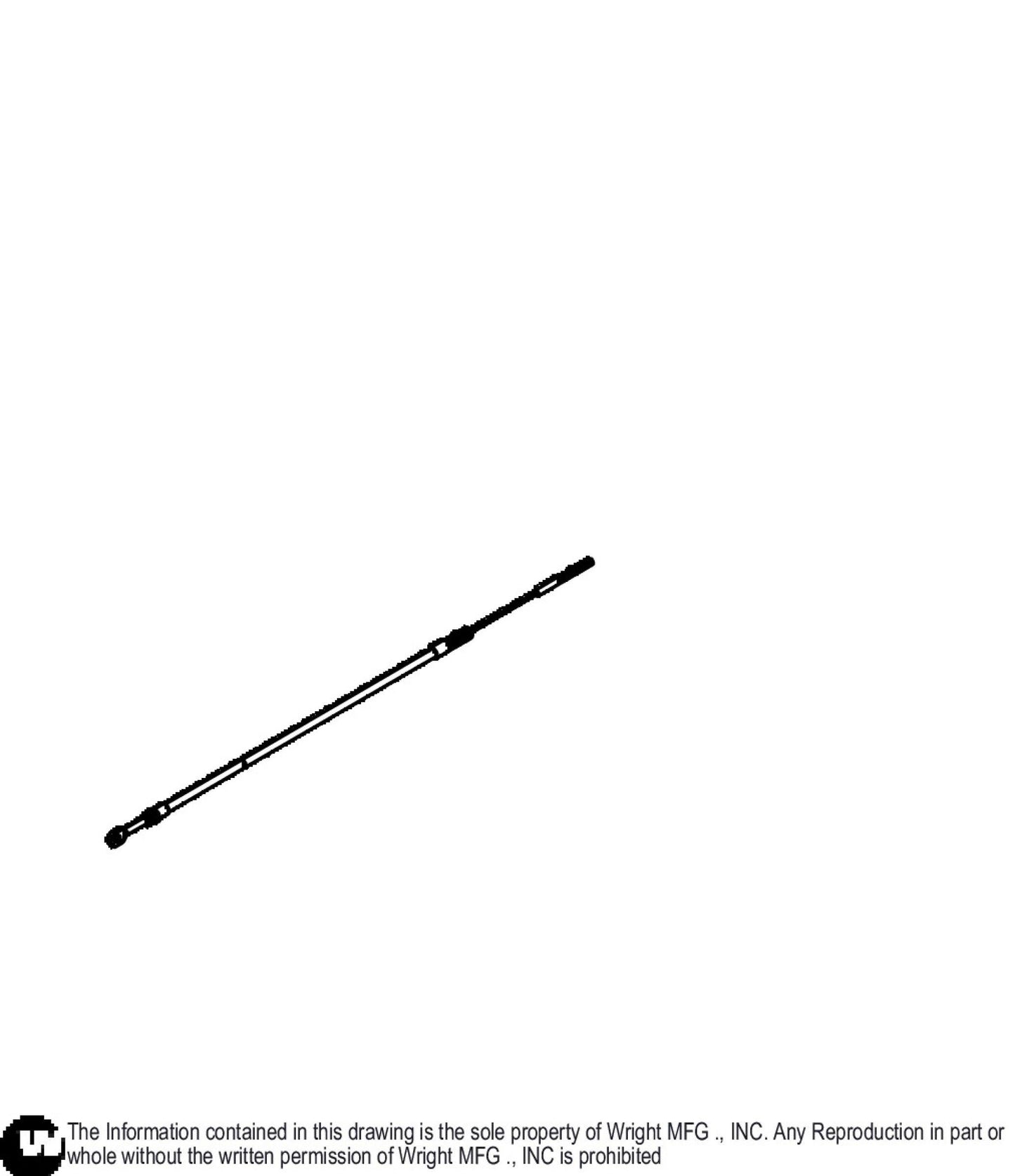 215 Brake Cable Assembly 52420023.