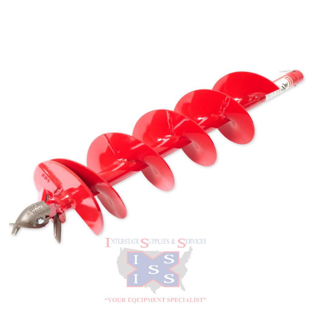 Billy Goat Limited Quantity Available 8" OD X 36" Long, Dirt, Red Auger Bit 540413.