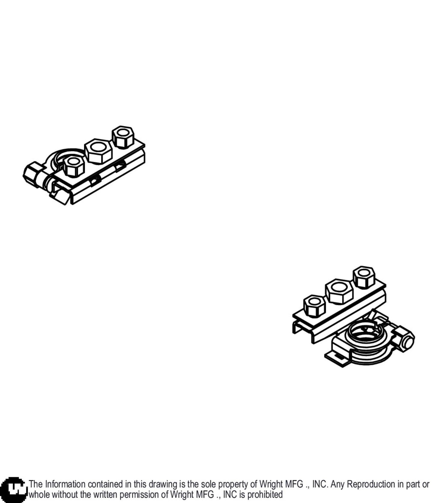 WSZK Robotic Battery Terminal Clamps Kit 56410012.