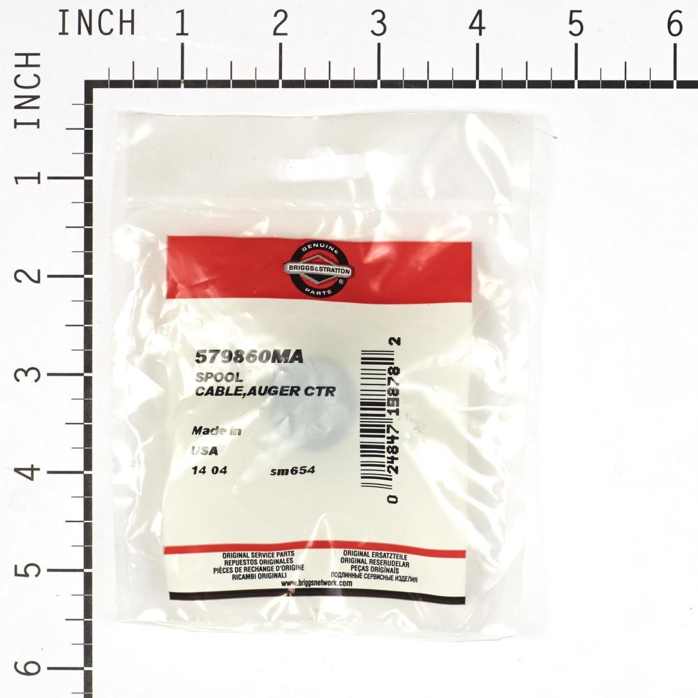 Briggs & Stratton Spool Cable,Auger Ctr 579860MA