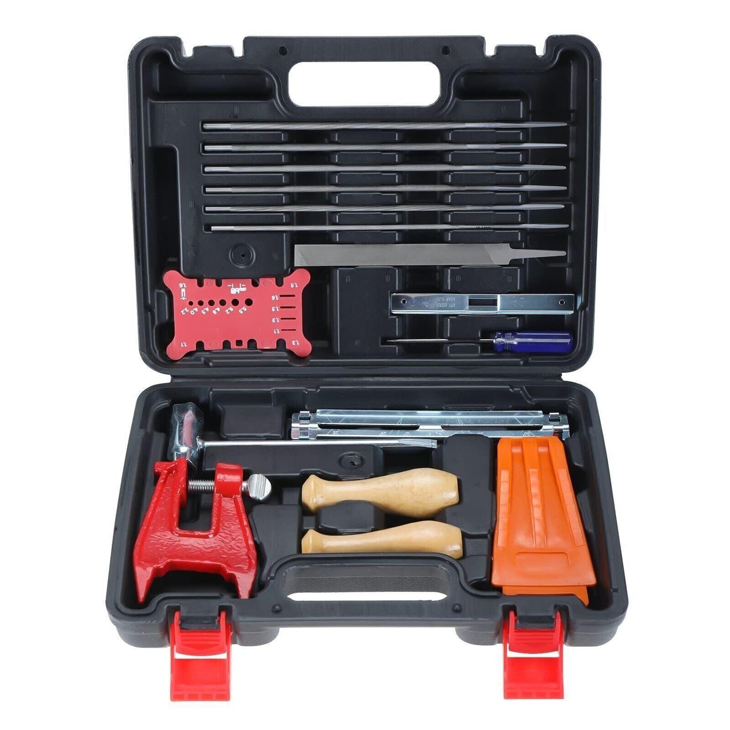 Proven Part Chainsaw Chain Sharpening Kit With Hard Case Including Round File,Flat File.