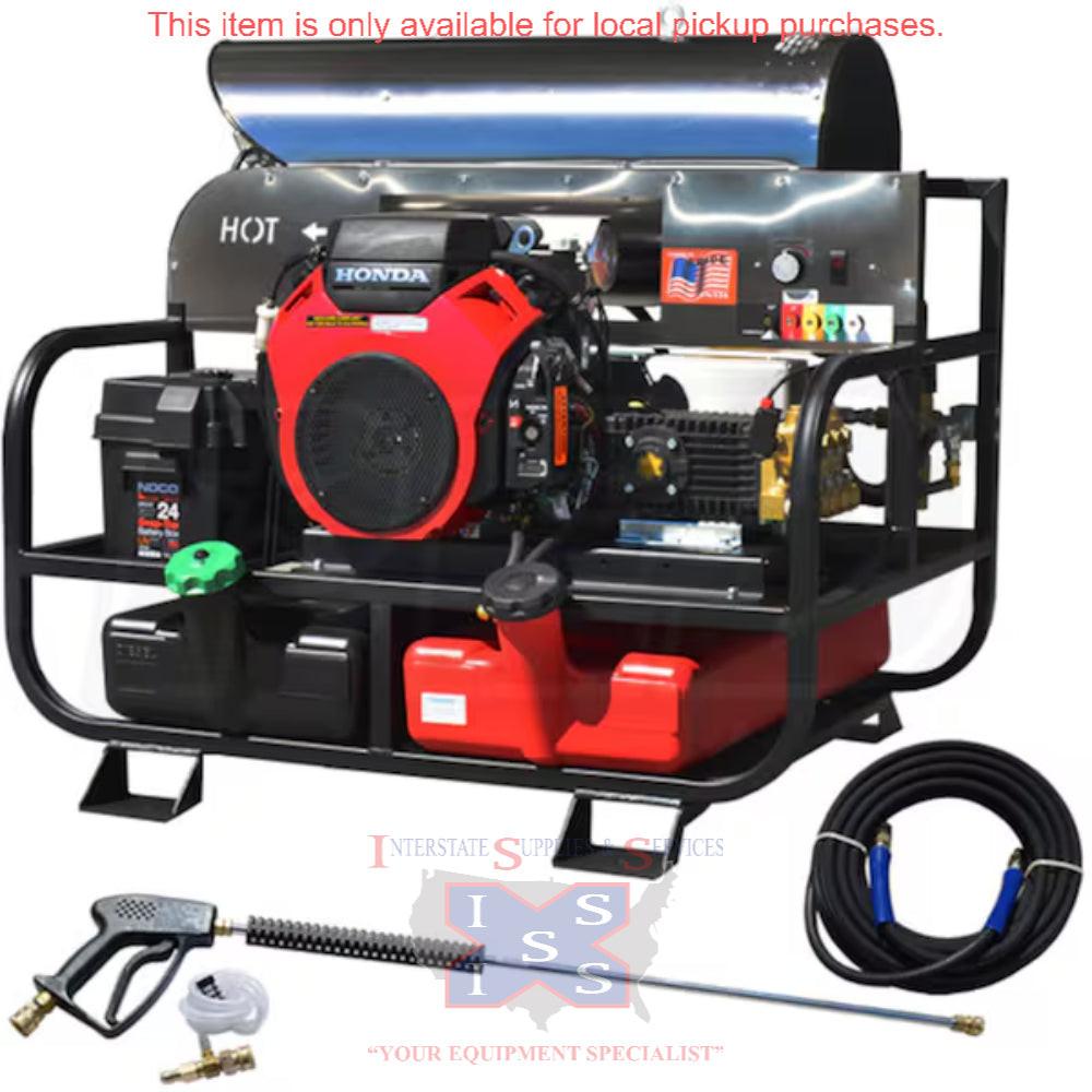 Pressure-Pro Professional 4000 PSI (Gas-Hot Water) Super Skid Be.