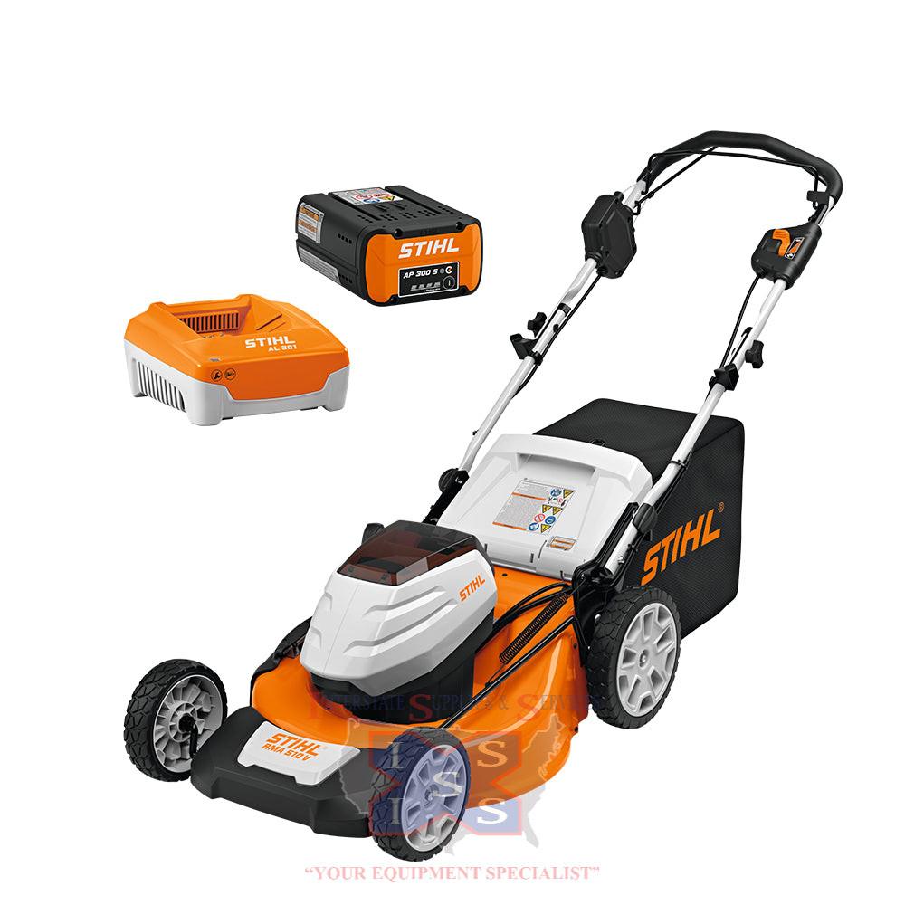 Stihl RMA 510 V 20" Mower Kit W/ Battery and Charger.