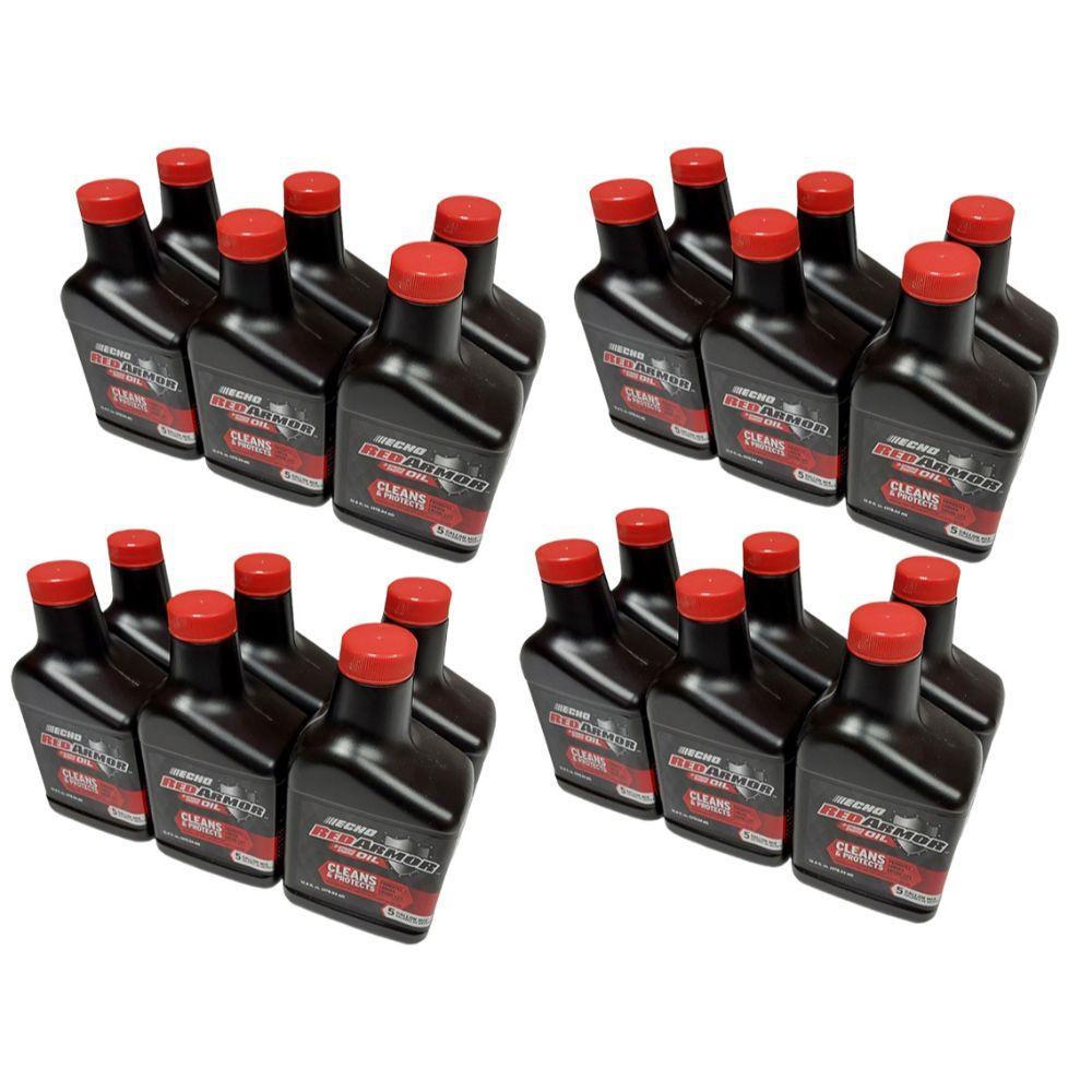 24-Pack Echo Red Armor 5 Gallon Mix 2-Cycle Oil 13Oz- 6550005