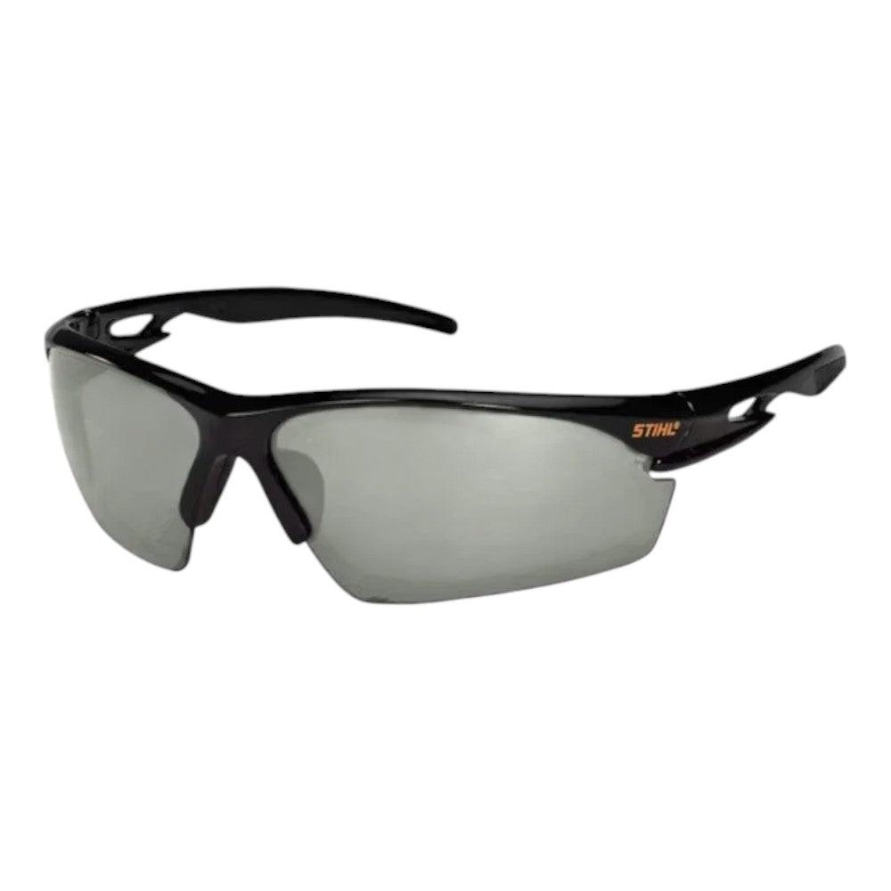 Stihl Black Work Glasses - Silver Mirror Lens 7010 884 0380