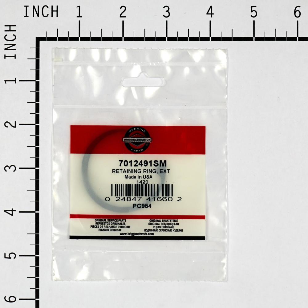 Briggs & Stratton Retaining Ring, Ext 7012491SM